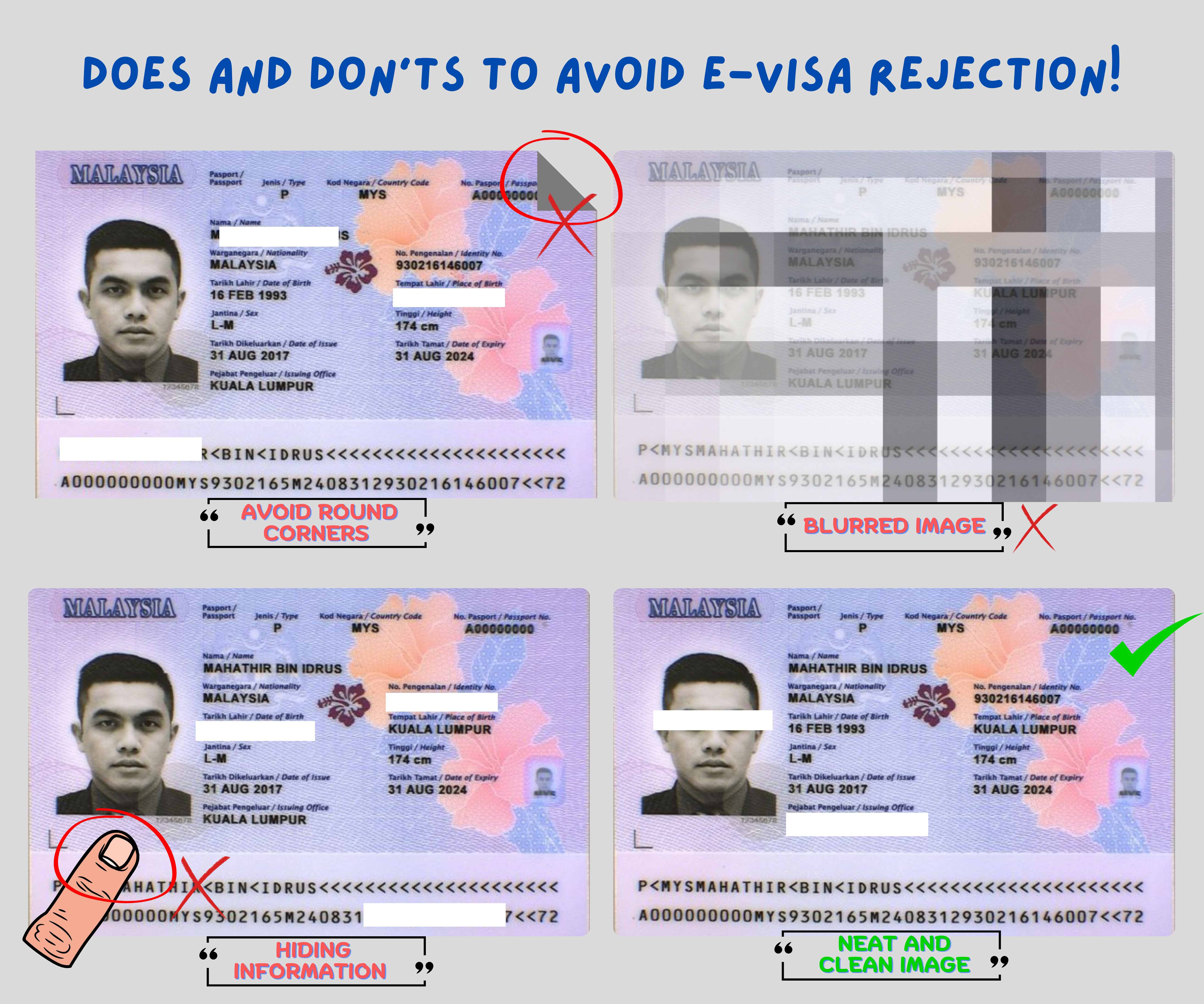 Sample Passport Bio Page